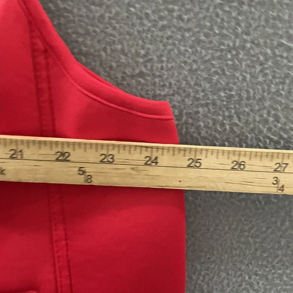 First‎ Down Red Sleeveless Vest 100% Polyester